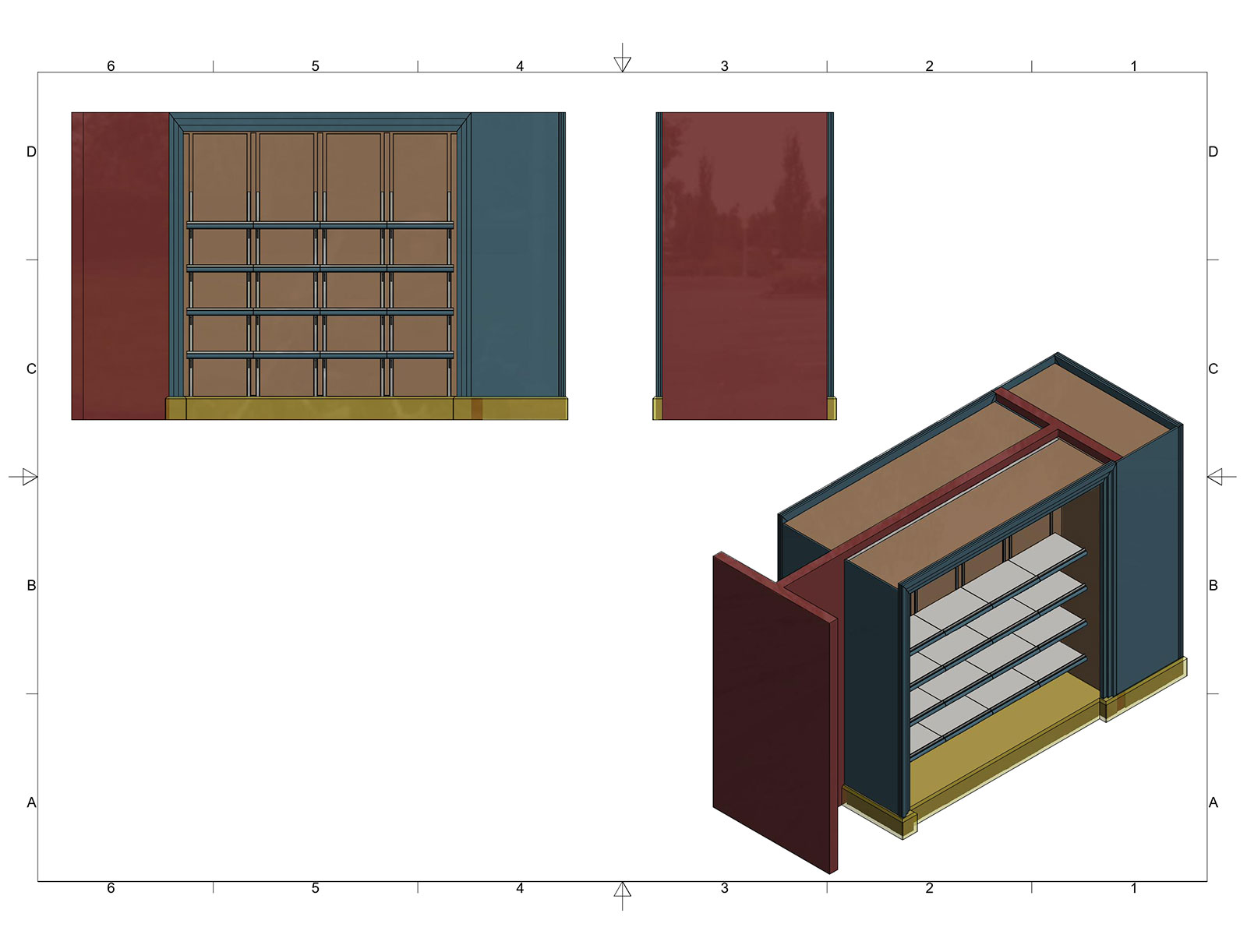 Millwork Joinery Furniture Samples, 2D Millwork Joinery Furniture ...